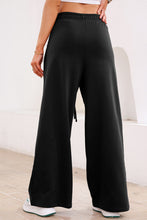 Load image into Gallery viewer, High Waist Pleated Detail Solid Sweatpants
