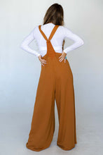 Load image into Gallery viewer, Knotted Straps Patch Pocket Wide Leg Jumpsuit
