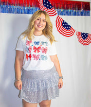 Load image into Gallery viewer, Patriotic Bow Graphic Tee
