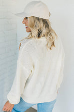 Load image into Gallery viewer, Pumpkin Stitch Ribbed Knit Sweater
