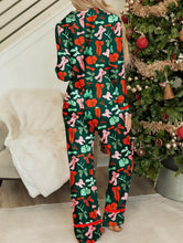 Load image into Gallery viewer, Festive Bow Print 2pcs Pajama Pant Set
