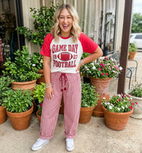 Load image into Gallery viewer, Stripe Drawstring Casual Loose Pants
