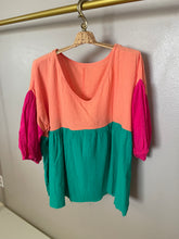 Load image into Gallery viewer, XL INSTOCK colorblock top
