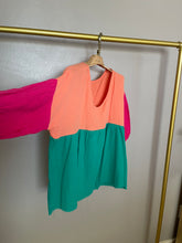 Load image into Gallery viewer, XL INSTOCK colorblock top

