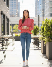 Load image into Gallery viewer, Puff Sleeve Striped Hoodie
