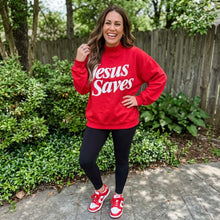 Load image into Gallery viewer, Jesus Saves Baggy Sweatshirt

