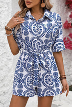 Load image into Gallery viewer, Mandala Printed Short Sleeve Romper
