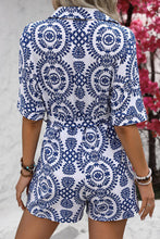 Load image into Gallery viewer, Mandala Printed Short Sleeve Romper
