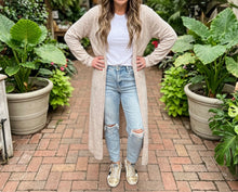 Load image into Gallery viewer, Solid Color Long Sleeve Casual Tunic Shift Cardigan
