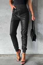 Load image into Gallery viewer, High-Waist Leather Skinny Pants
