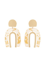 Load image into Gallery viewer, Flake arc earrings
