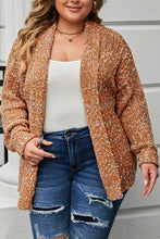 Load image into Gallery viewer, Open Front Knit Plus Size Cozy Cardigan
