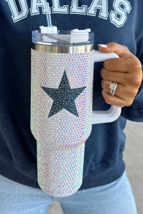 Star Rhinestone Stainless Portable Cup 40oz