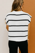 Load image into Gallery viewer, Striped Batwing Sleeve Sweater Tee
