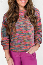 Load image into Gallery viewer, Space Dye Yarn Crew Neck Sweater
