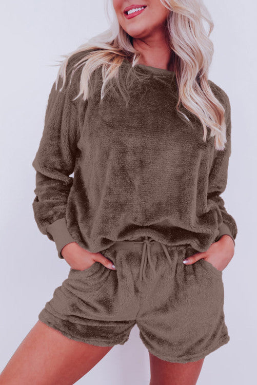 Two Piece Fleece Lounge Set