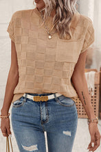 Load image into Gallery viewer, Textured Short Sleeve Sweater
