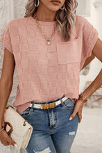 Load image into Gallery viewer, Textured Short Sleeve Sweater
