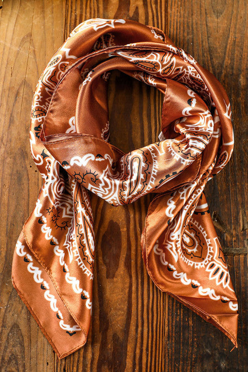 Gold flame wild rag