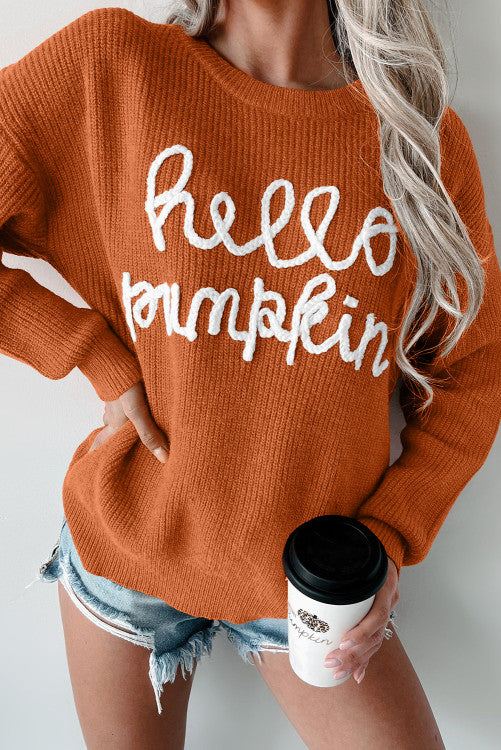 Hello Pumpkin Sweater