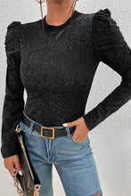 Load image into Gallery viewer, Metallic Knit Slim Fit Top
