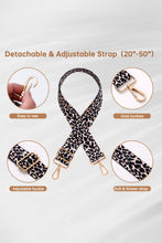 Load image into Gallery viewer, Leopard Strap Clear Crossbody Bag

