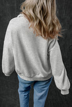 Load image into Gallery viewer, Zip-up Stand Neck Kangaroo Pocket Sweatshirt
