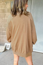 Load image into Gallery viewer, Beige Ribbed Edge Exposed Seam Knit Cardigan with Pockets
