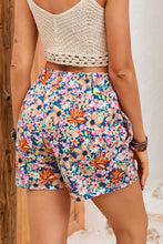 Load image into Gallery viewer, Floral Print Wide Leg Casual Shorts
