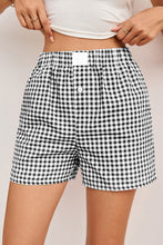 Load image into Gallery viewer, Plaid Gingham Printed High Waist Shorts
