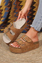 Load image into Gallery viewer, Platform Buckle Sandals
