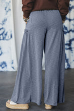 Load image into Gallery viewer, High Frilled Detail Wide Leg High Waist Knit Pants
