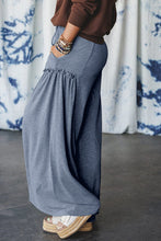 Load image into Gallery viewer, High Frilled Detail Wide Leg High Waist Knit Pants
