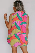 Load image into Gallery viewer, Abstract Geometric Print Sleeveless Shirt
