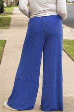 Load image into Gallery viewer, Corded Drawstring High Waist Pocket Plus Size Wide Leg Pants
