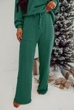 Load image into Gallery viewer, Corded Long Sleeve Top and Pockets Pants Set
