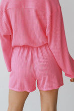 Load image into Gallery viewer, Ribbed Knit Button Top and Shorts Set
