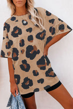 Load image into Gallery viewer, Boyfriend Leopard Print Loose T Shirt
