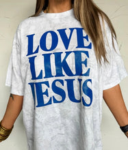 Load image into Gallery viewer, Love Like Jesus Camouflage Oversized T Shirt
