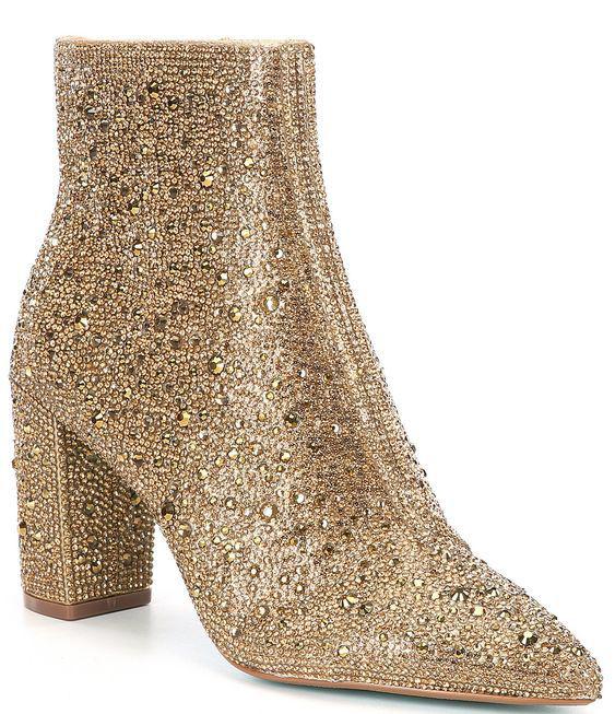 Clear Rhinestone Booties Rhinestone Booties – Lovebug Boutique