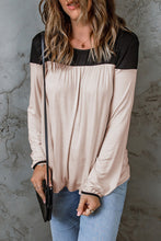 Load image into Gallery viewer, Long Sleeve Color Block Tunic Top
