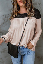 Load image into Gallery viewer, Long Sleeve Color Block Tunic Top
