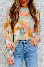 Load image into Gallery viewer, Abstract Printed Long Sleeve Blouse
