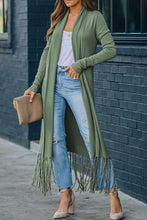Load image into Gallery viewer, Fringe Knit Duster Cardigan

