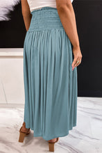 Load image into Gallery viewer, Smocked High Waist A-line Skirt
