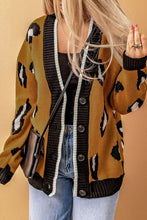 Load image into Gallery viewer, Leopard Button Up Cardigan
