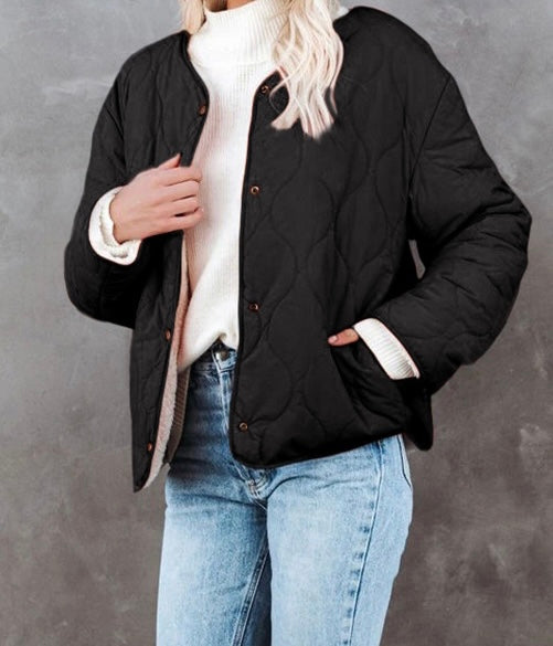 Black Quilted Jacket