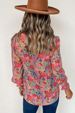 Load image into Gallery viewer, Puff Sleeve Floral Blouse
