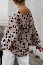 Load image into Gallery viewer, Frill Cuff Oversize Puff Sleeve Blouse
