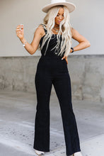 Load image into Gallery viewer, Sleeveless Buttoned Bodice Wide Leg Corduroy Jumpsuit
